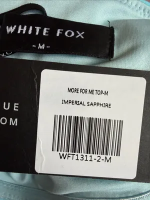 White Fox More For Me tube top imperial sapphire thumbnail 5