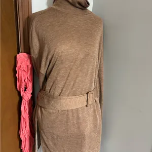 Ann Taylor Turtleneck Belted Tunic Top J thumbnail 7