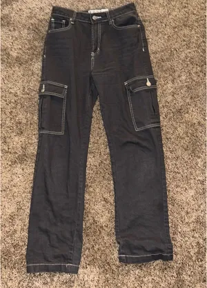 S.O.N.G Cargo Pants Gray Size 5 thumbnail 1