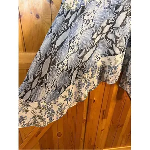 INC ASYMMETRICAL PRINTED SKIRT, Lattice Snake, Size 16 Nwt Retail $90 (3646) thumbnail 2