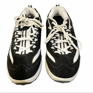 Skechers Size 9 Fitness Shapeups Y2K Black White Womens Sneakers‎ thumbnail 3