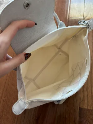 Longchamp limited edition metallic modele depose monogram small le pliage bag thumbnail 6