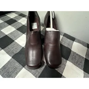 New Liz Baker Shoes Womens 8 M Slip On Pumps‎ Brown Heels Rounded Square Toe thumbnail 16