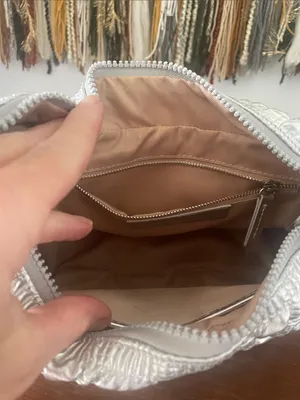 Silver Quilted Top-Handle Women's Bag Jason wu thumbnail 3