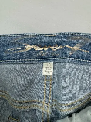 7 For All Mankind Weekend Short Denim Shorts Size 10 thumbnail 3