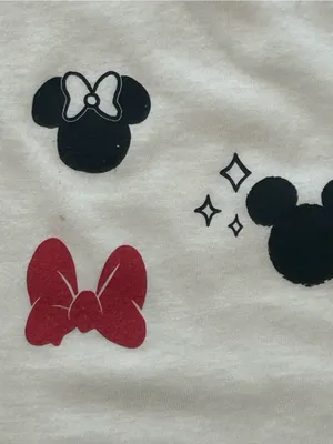 Disney Mickey & Minnie Mouse Graphic T Shirt Womens Size Small White Short Sleev thumbnail 8
