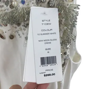 French Connection Size 8 Beaded White Mini Dress‎ Graduation Party Bridal NWT thumbnail 2