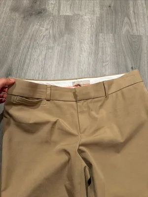 Banana Republic Camel Cropped Slim Ankle Pants thumbnail 6