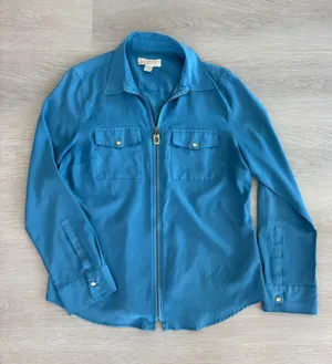 Michael Kors Shirt Long Sleeve Blue thumbnail 1