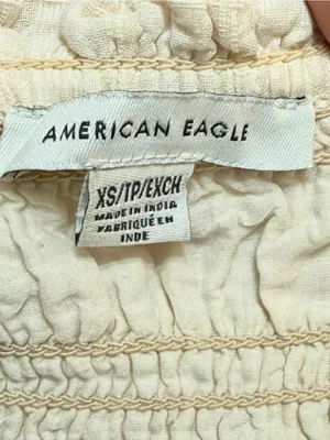 American Eagle Outfitters Women’s Boho Smocked Long Sleeve Mini Dress Size XS thumbnail 4