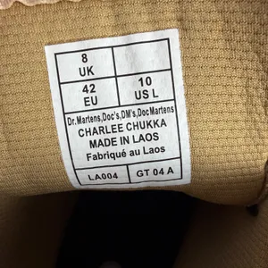 Dr. Martens Charlee Chukka Boots Parchment Beige Milled Nubuck Women US‎ 10 UK 8 thumbnail 12