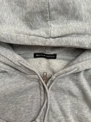 Brandy Melville Jacket Zip-Up Cropped thumbnail 3