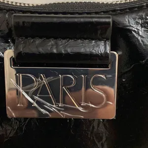 Paris Hilton New! Mini black purse handbag thumbnail 4