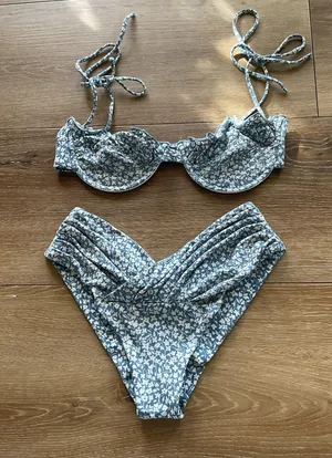 Billabong Floral Bikini Set Blue thumbnail 1