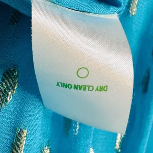 Lilly Pulitzer CeeCee Turquoise Oasis Metallic Off-Shoulder Blouse Shirt Top thumbnail 11