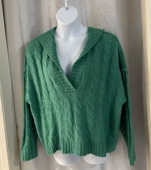 AMERICAN EAGLE HOODIE PULLOVER SWEATER SZ: L thumbnail 1