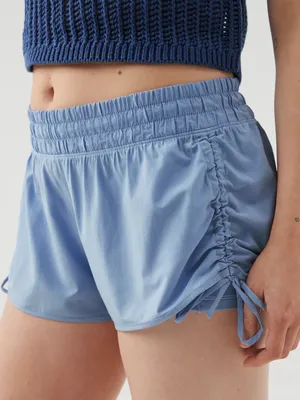 OFFLINE By Aerie Ruched‎ Hot Stuff Short Monaco Blue thumbnail 1