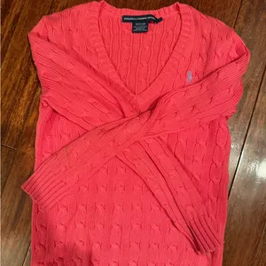 Ralph Lauren Sport Coral Knit Sweater thumbnail 1