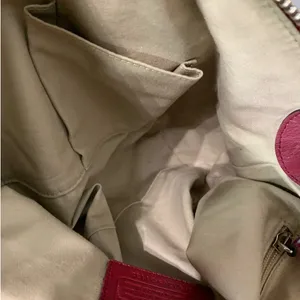 COACH Legacy Molly Duffle tote satchel purse handbag Cognac Glove Leather thumbnail 14