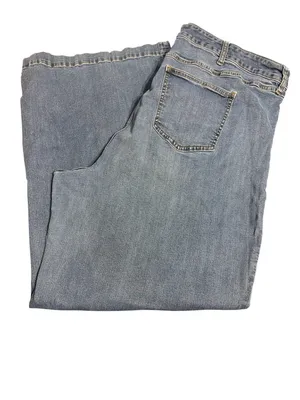 Torrid Feel The Fit Wide Leg Denim Jeans Blue High Rise Stretch Sz 26 Frayed Hem thumbnail 3