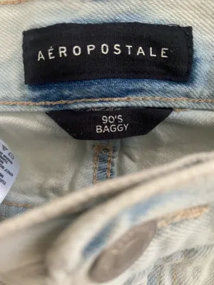 Aeropostale 90s Baggy Ripped Jeans thumbnail 3