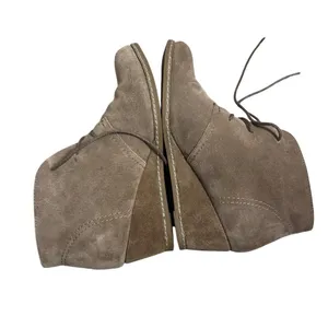 Björndal Rachel Wedge Ankle‎ Suede Boot Bootie Size 8 Tan Camel Neutral Comfort thumbnail 4