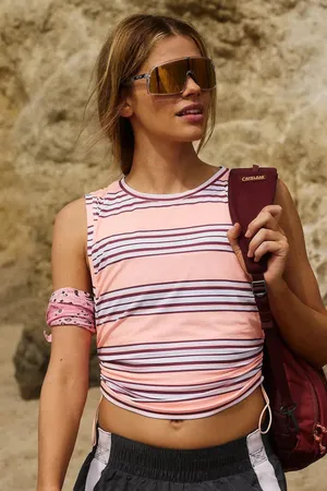 Free People FP Movement striped muscle tank thumbnail 1