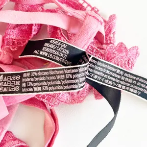 Victoria's Secret Womens Pink Floral‎ Embroidered Strappy Very Sexy Demi Bra 34B thumbnail 9