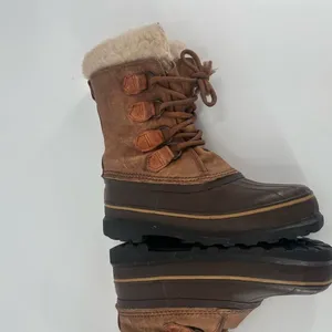 Sorel Women’s Alpine Waterproof Sherpa Lined leather Boots size 7 Duck‎ Caribou thumbnail 7