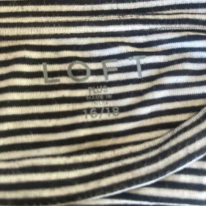 Loft Classic Black and White Striped Long Sleeve Top size 16-18 thumbnail 6