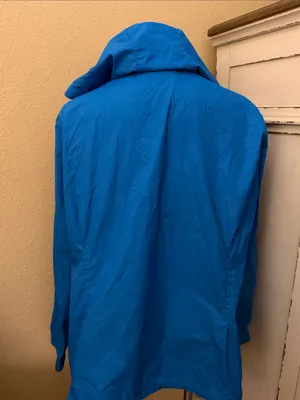 Columbia Women's Bright Blue Hooded Shell Jacket thumbnail 8
