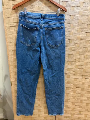 Abercrombie & Fitch Mid Wash Ankle Straight Leg Jeans Ultra High Rise 30” Tall thumbnail 6