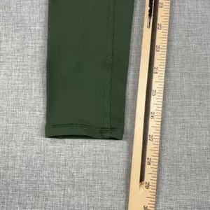 Alo Yoga High Waist Moto Leggings Womens XS Olive Green Pintuck Mesh 27" thumbnail 5