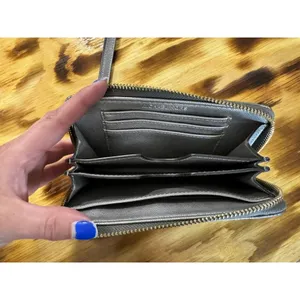 Michael Kors Women's Wallet‎ Gray Zip Around City Designer Preppy Classic Modern thumbnail 4