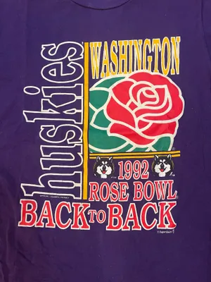 University of Washington UW Purple Washington Huskies Rose Bowl T-Shirt thumbnail 5