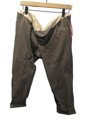 Isabel Maternity Pants By Ingrid & Isabel Size 14 Taupe‎ Stretchy thumbnail 1