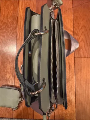 Steve Madden Bevelyn Convertible Satchel Crossbody Bag Sage Green NWOT thumbnail 6