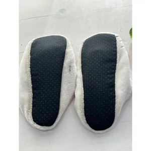 Hello Kitty‎ Slippers White Plush Red Bow Sanrio Women's size 8 thumbnail 5
