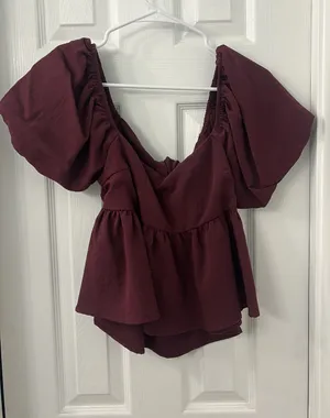 Francesca’s Babydoll Top thumbnail 1