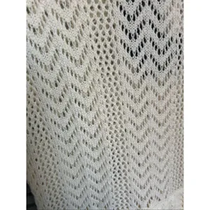 NWT Cynthia Rowley Pointelle Knit Peplum Sweater Dress Cream Size M thumbnail 16