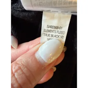 Gap‎ GapFit All Elements Fleece Joggers Women Medium Black Zip Hem Athleisure thumbnail 11