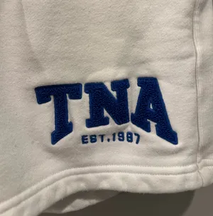 Aritzia TNA Sweatfleece Boyfriend Fit Logo Sweat Shorts thumbnail 3