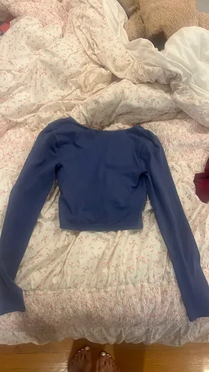 aerie blue long sleeve thumbnail 2