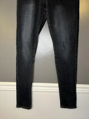 North West Jeans Womens 10 Blue Dark Wash Mid Rise Skinny Stretch Denim thumbnail 3