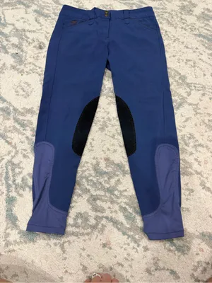 Piper by SmartPak Women’s 28R Navy Knee Patch Riding Breeches thumbnail 2