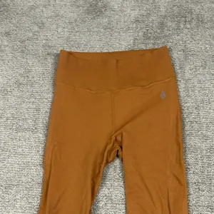 Free People Movement Leggings Women's Size Medium Orange Textured Athletic thumbnail 4