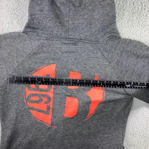 Buckle Vintage Y2k Hoodie‎ Women XL Gray Graphic Retro Grunge Skater 90s Streetwear thumbnail 10
