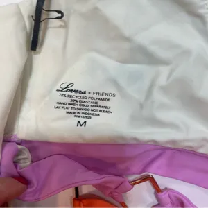 Lovers and Friends Shine On Me Top in Orange & Pink Medium thumbnail 7