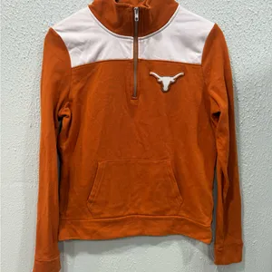 PINK Victoria's Secret Women’s Quarter- Size Texas Longhorn Sweatshirt thumbnail 1