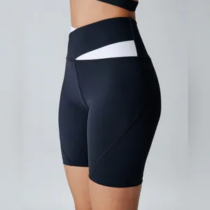 Berlook Activewear Black Crossover Shorts 6" thumbnail 4
